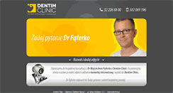 Desktop Screenshot of egabinet.dentim.pl